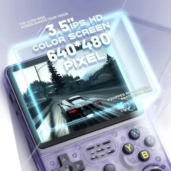 Tragbare Handheld-Spielkonsole – 3,5" IPS-Display, Linux-System, wiederaufladbar, Tausende klassische Spiele - Image 7