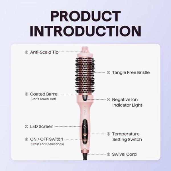 Wavytalk 1,5 Zoll Blowout Boost Ionic Thermobürste - Image 4